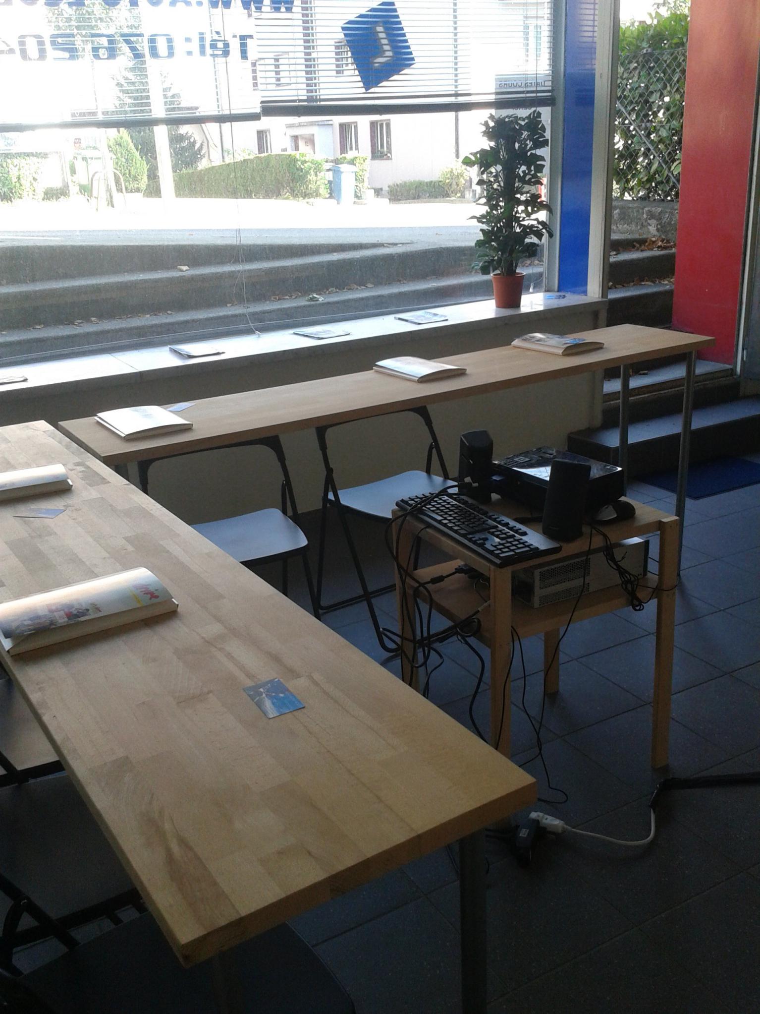 Salle de cours, cours de sensibilisation Lausanne